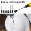 ABS Epoxiharts Blandningspaddel 16,5CM Blandningsfärg Omrörare Tillbehör Färgmixer Paddlar Arbetare