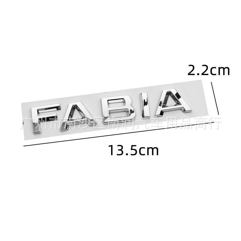 Compatible Skoda Trunk Letter Badges: RAPID, SUPERB, KAMIQ, KAROQ Emblems