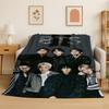 Berühmter B-BTS KPOP Star Weiche Flanell-Kuscheldecke, Warme Gemütliche Decke für Bett, Couch, Sofa, Schlafzimmer, Wohnzimmer, Reise, Camping Geschenk