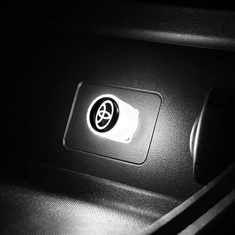 

New Car Mini USB LED Ambient Light Plug Decorative Atmosphere Lamp for Toyota GR TRD Camry Corolla Yaris Chr Auris Avensis T25 Toyota белый