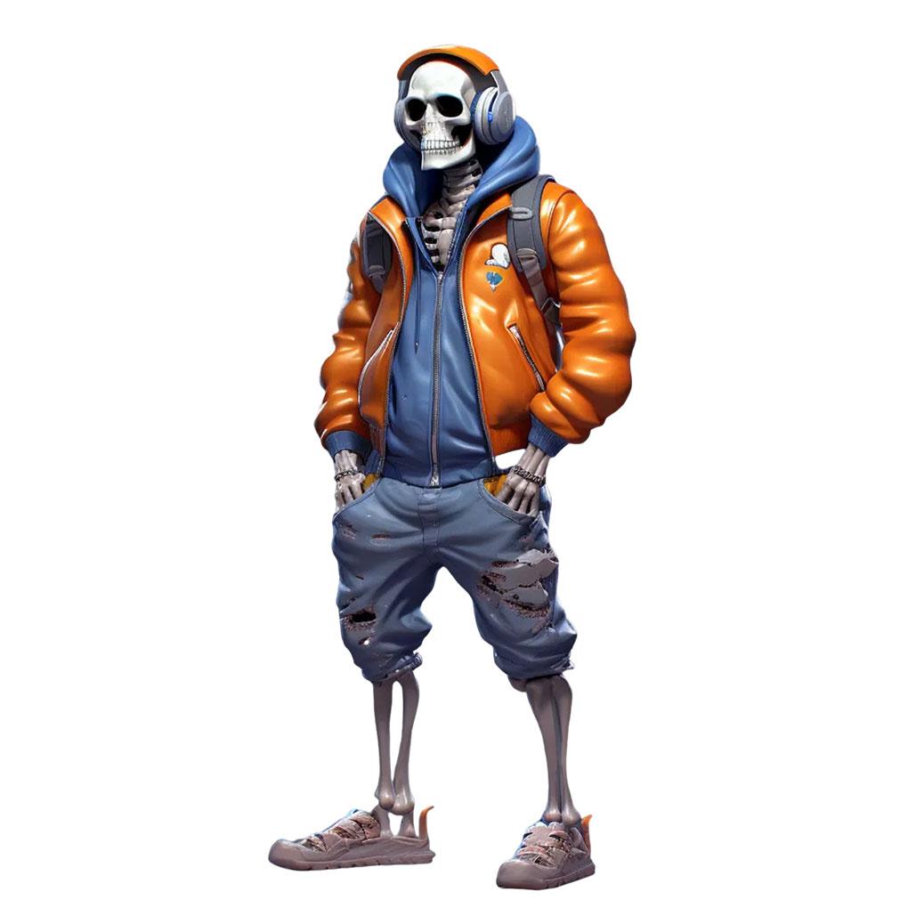 

Акриловые впечатляющие украшения классные фигурки скелетов для Хэллоуина фигурки скелетов Хэллоуин headset