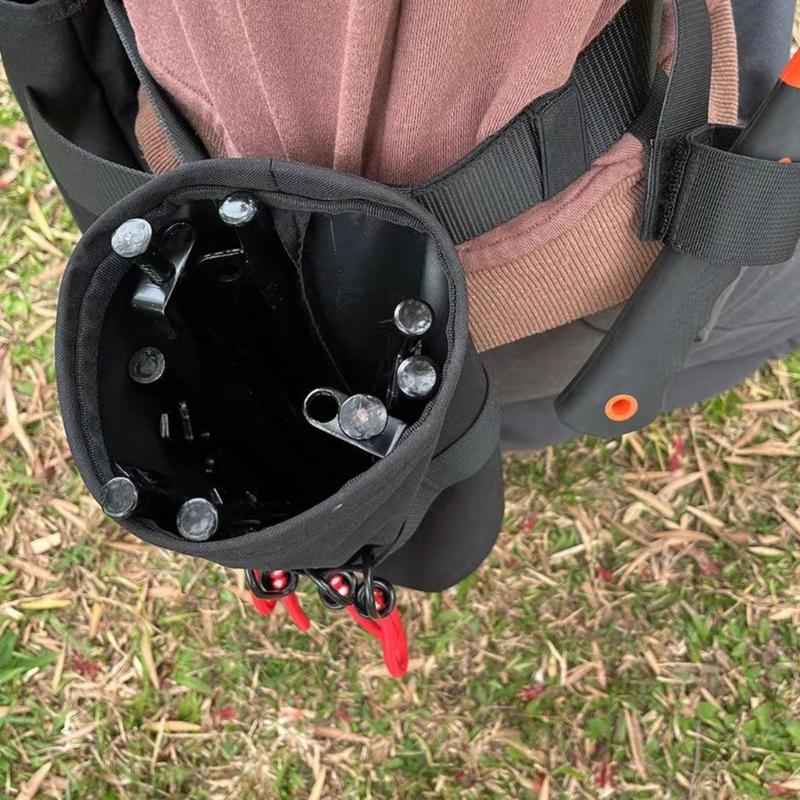 Outdoor Multifunctional Storage Bag Fishing Tackle Bag Hammer Holder Tent Stakes Pegs Pouches Waterproof Fanny Pack