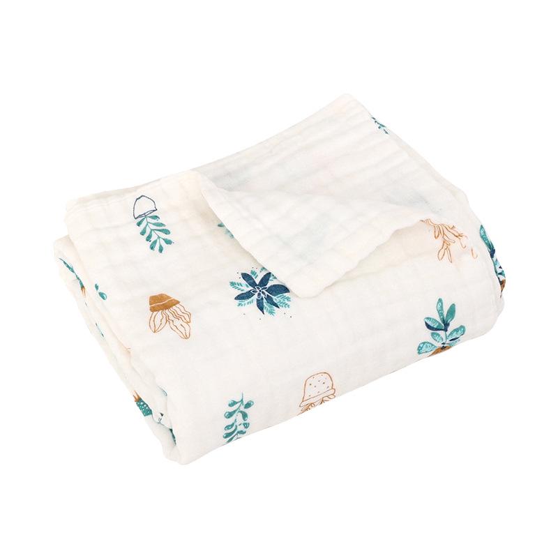 Newborn Cotton Swaddle: Six-Layer Baby Gauze Bath Towel & Quilt