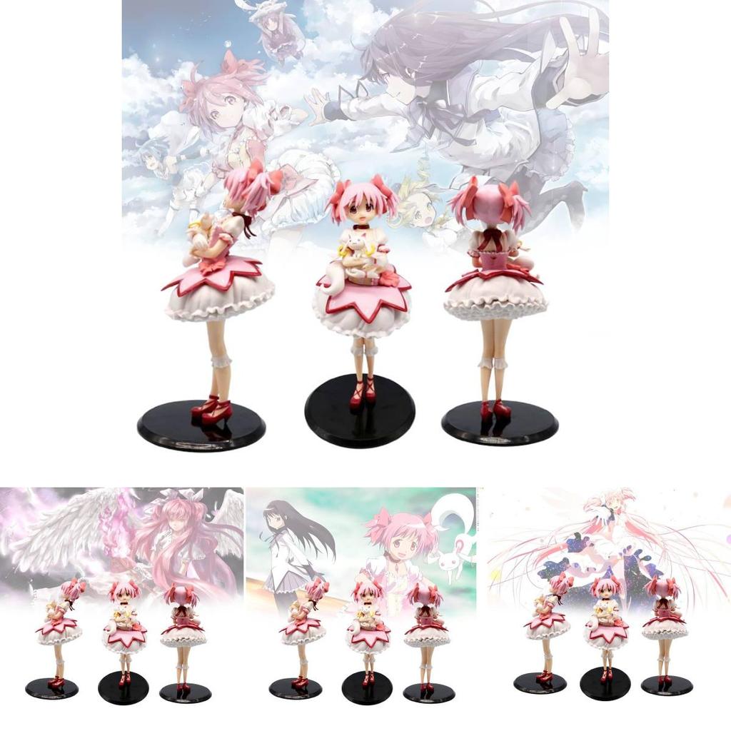 Stunning Puella Magi Madoka Magica Kaname Madoka Pvc Figure 22cm Collectible Model