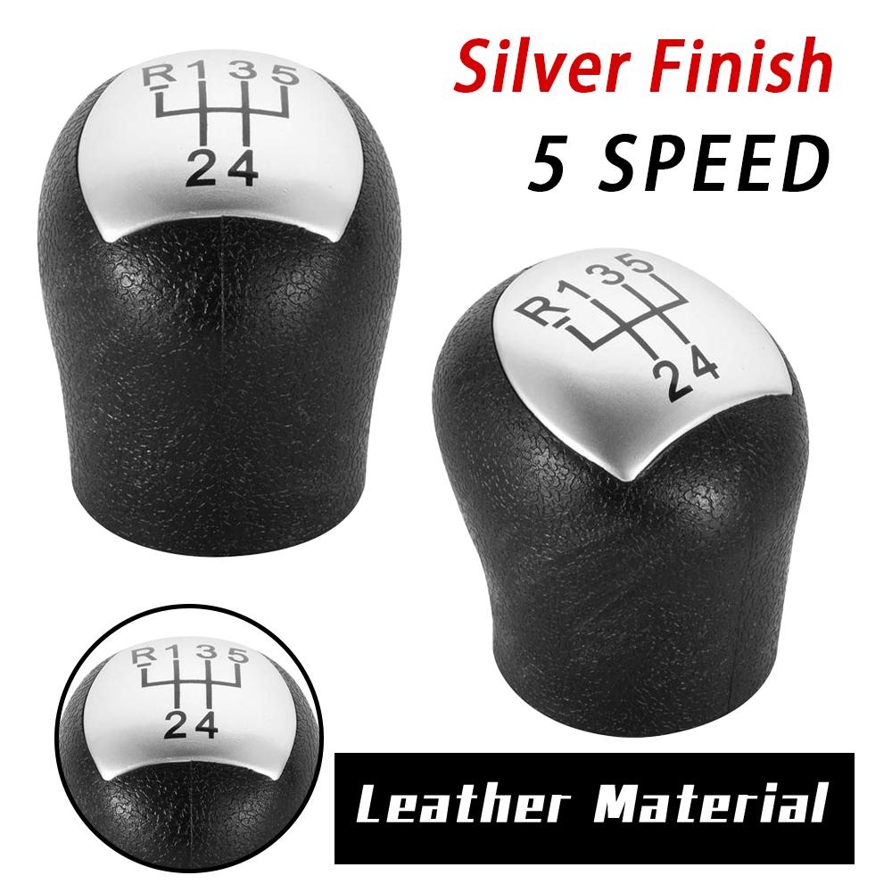 

New Product Gear Shift Knob For Renault Twingo Scenic Megane Laguna Kangoo Clio II 2 MK2 172 18 Logan ABS Automotive Interior серебряный