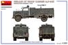 Miniart Scale German Troop Carrier Standard Fender Type Plastic Model MA35453 1/35 3-ton 3,6-36S (Military Vehicle)