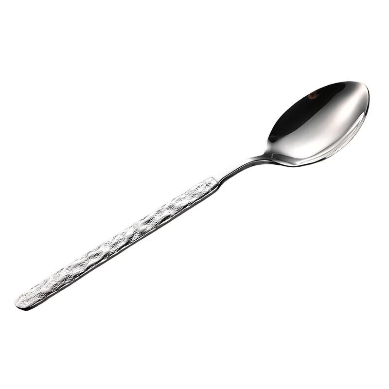 Qianxing Stone Pattern Stainless Steel Dining Spoon Set
