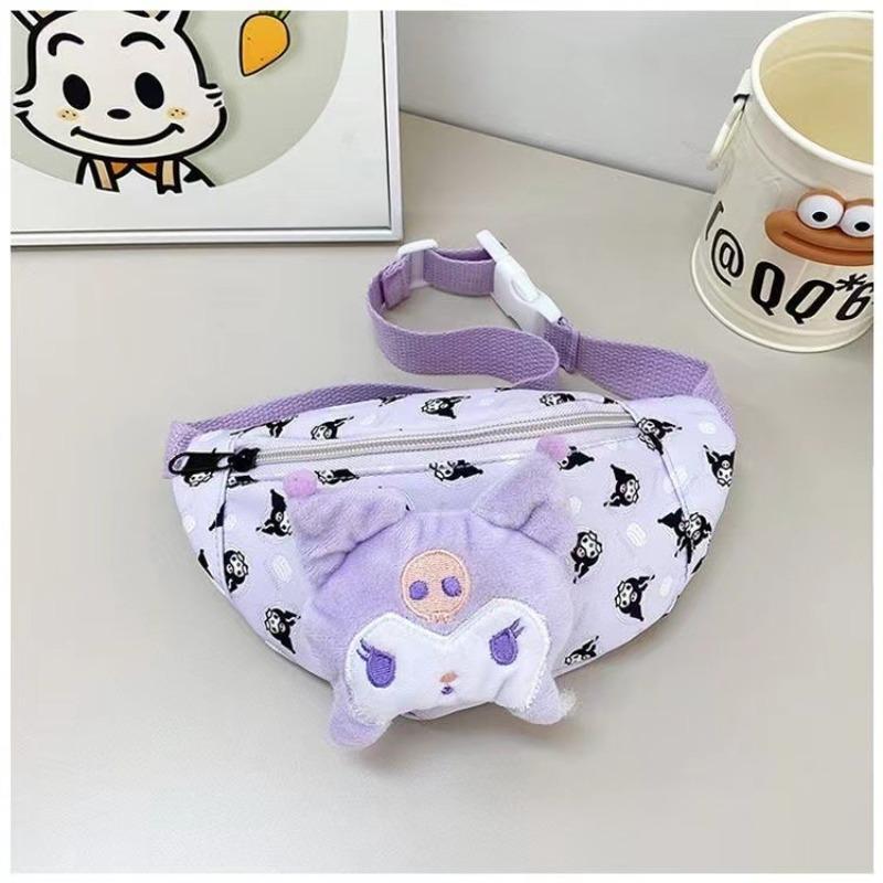 Versatile cute cartoon fanny pack Kulomie messenger bag mini high-value breast bag casual girl children's shoulder bag