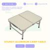 ABMH-Lightweight Folding Camping Table Portable-Aluminum Foldable Picnic Table,Collapsible Dining Table For Indoor Outdoor