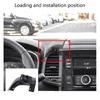 Automobile Car Mobile Holder Support Stand, Quick Release Button for for Music and Calls, Effortlessly Angles Adjustment