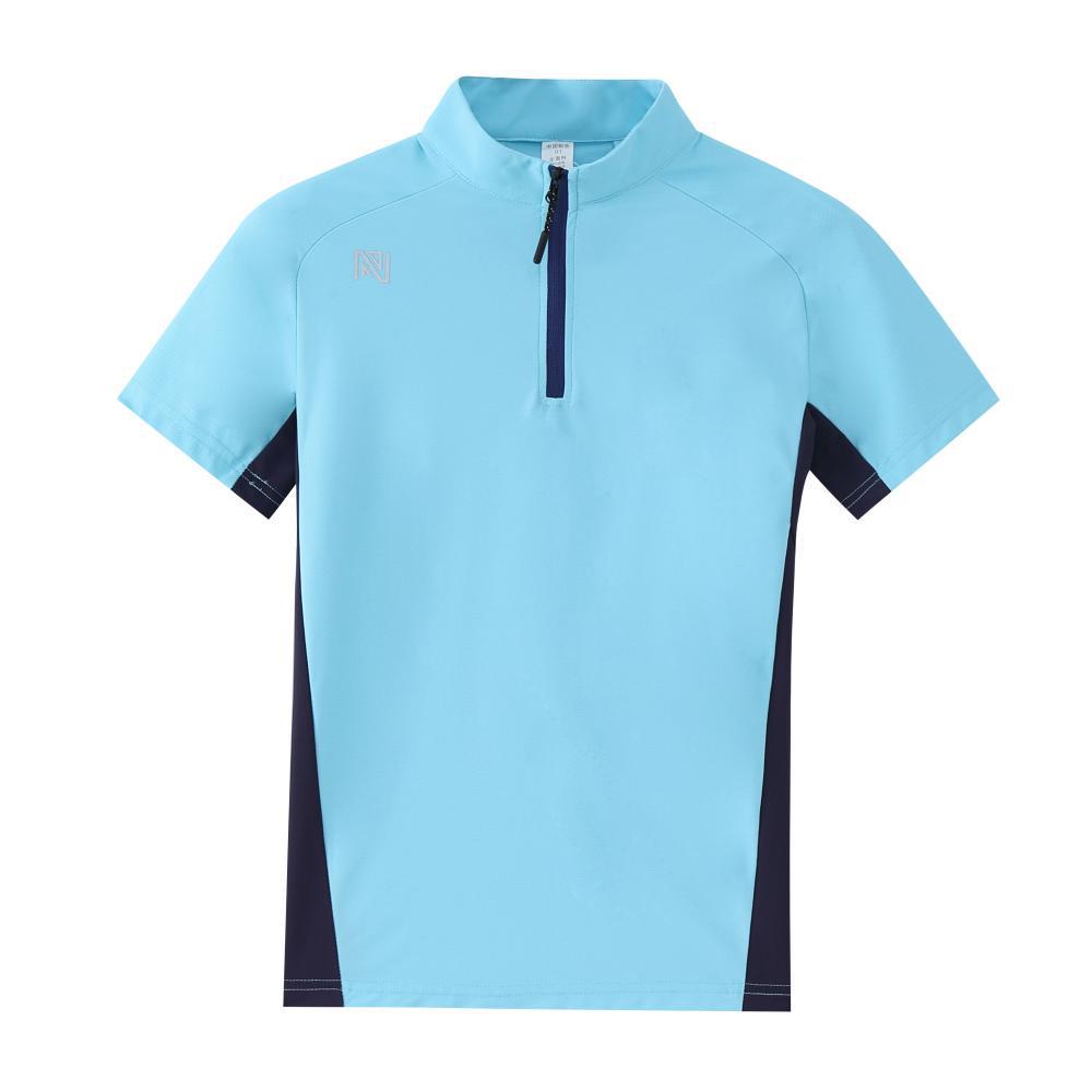 Adult & Children's Quick Dry Half-Zip Sports T-shirt for Table Tennis, Badminton & Fitness