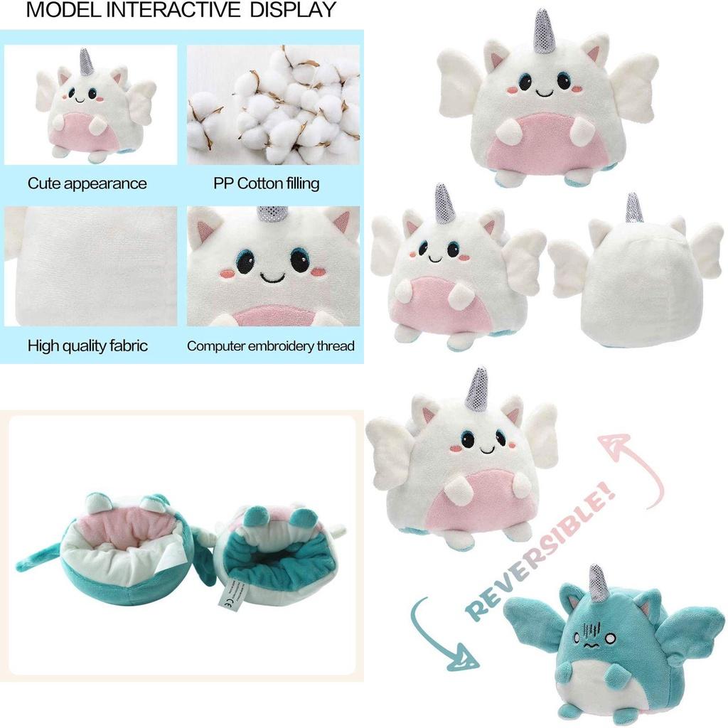 Squishmallows Reversible Double-sided Angel Face Changing Plush Toy