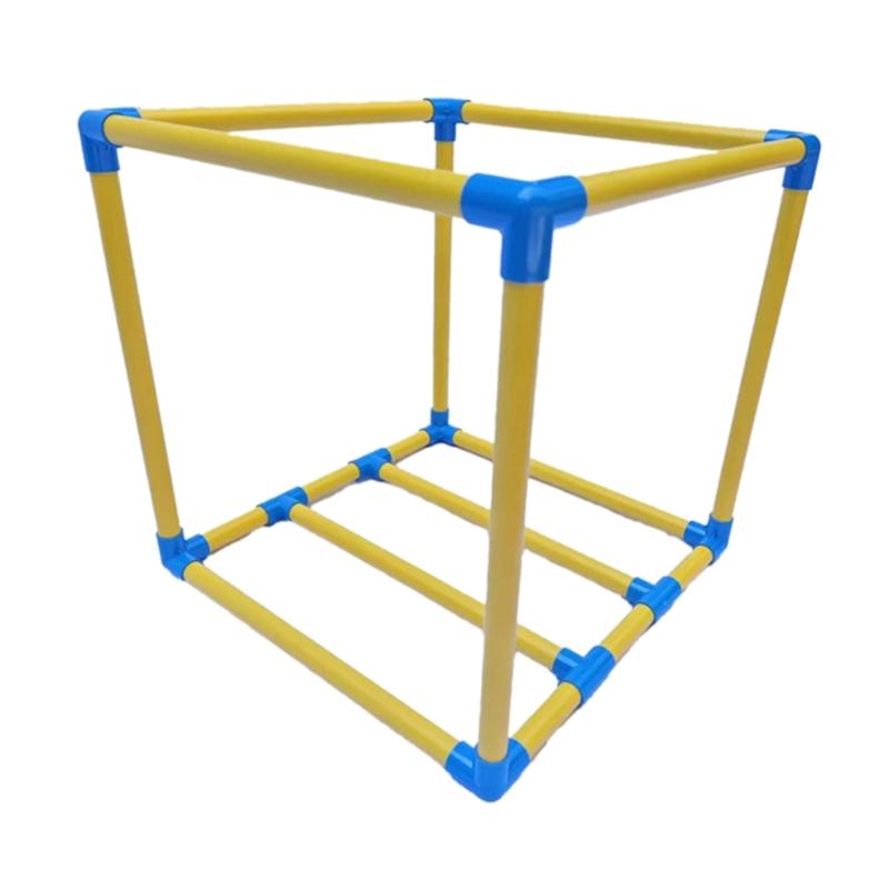Reconfigurable Toy Structure With 8 Attachments for Rodents Encourages Exercise Indoor Outdoor Use Light weight