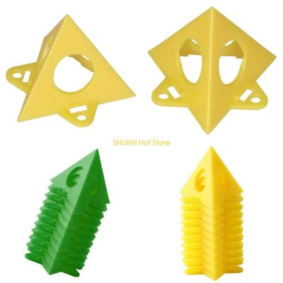 10Pcs Multipurpose Painters Pyramid Comes with 2 Paint Brushes Lightweight D57B