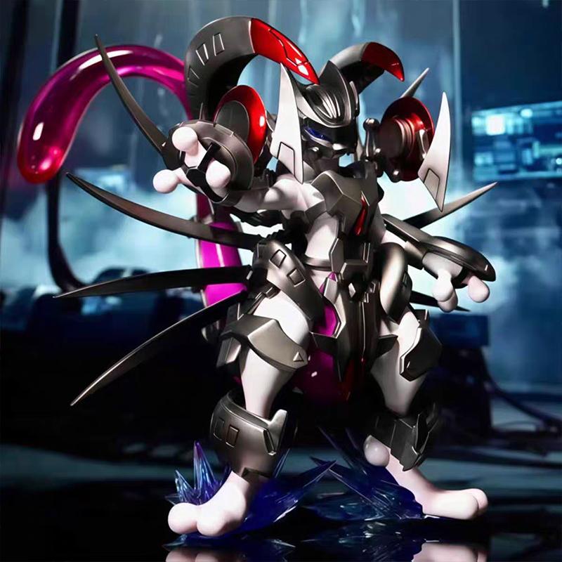New Mewtwo Figure Armor Mewtwo Action Figures Pvc Statue Model Collection Desk Decoration Doll Toys Ornament Christmas Gifts