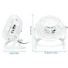 Usb Mini Fan Ultra-quiet Electric Adjustable Tilt Stand Cooling Fan Air Cooler Household Electrical