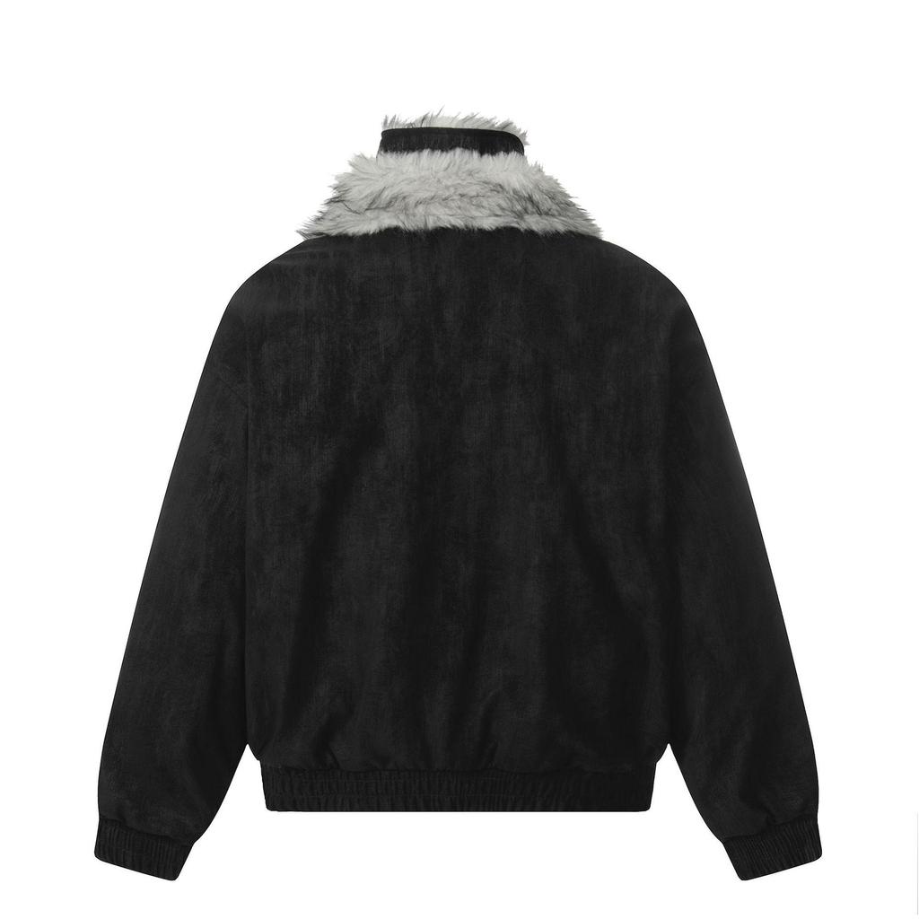 2025 Unisex Winter Mountain Eagle Shearling Collar Double-Layer Jacket