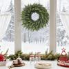 Christmas Wreath Real Touch Faux Cedar Large Green Garland Front Door Windows Festive Party Decor DIY Decoration