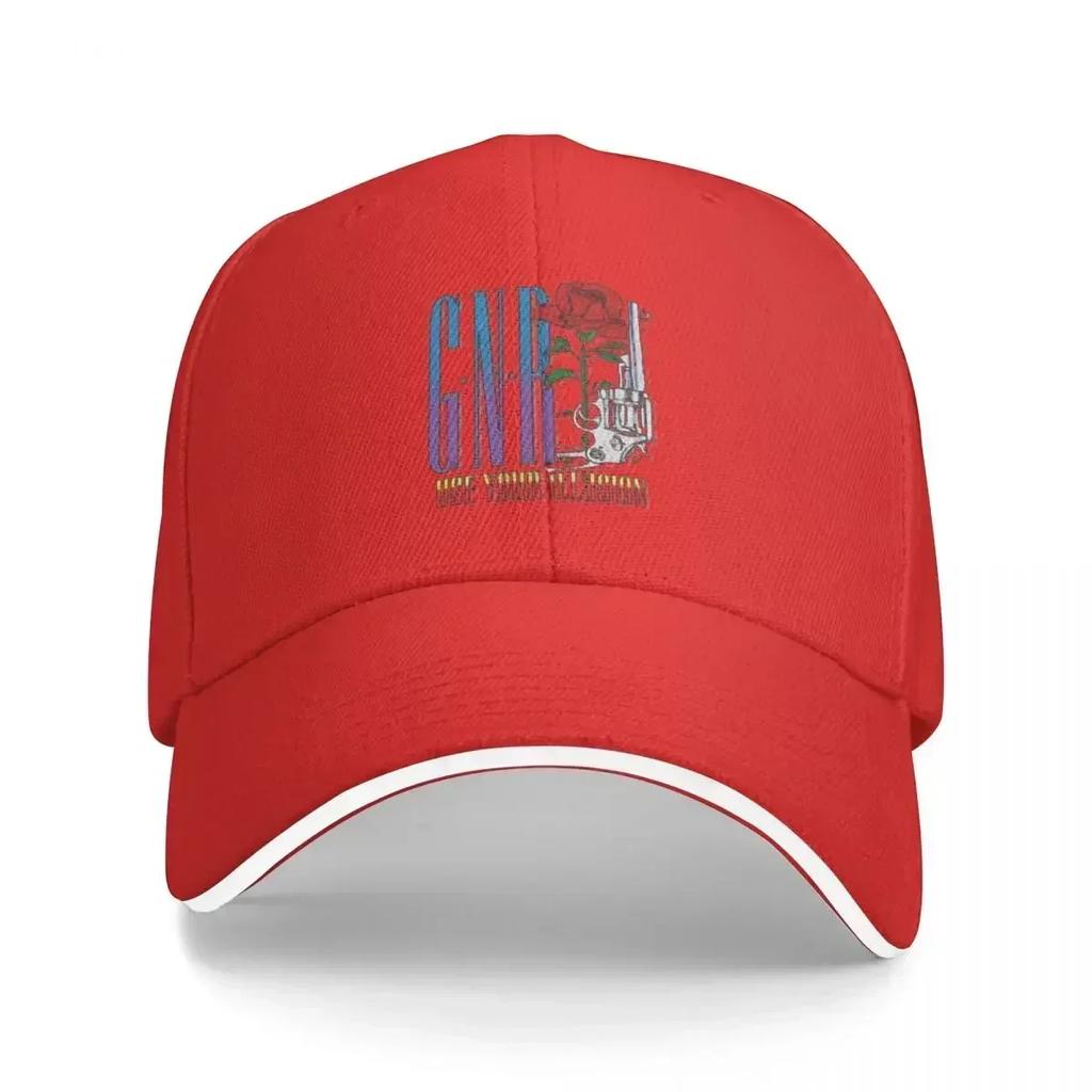 Guns N Roses Heavy Baseball Cap Metal Punk Outdoor Sport High Quality Hip Hop Hats Unisex Unisex Street Style Print Baseball Caps