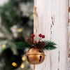 Christmas Tree Bells Hanging Ornament 4PCS Christmas Bells Hanging Decoration for Door Wreath Window Indoor and Outdoor
