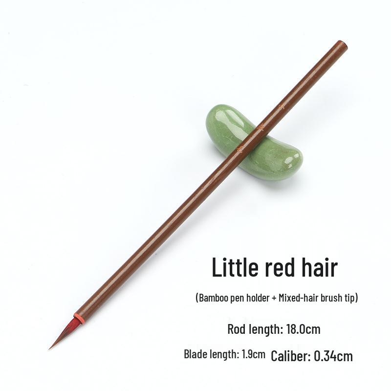 Calligraphy and Painting Brush: Fine Brush for Chinese Painting, Regular Script Calligraphy, and Detailed Artwork in Various Sizes.