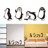 Cute Cartoon Penguins Samoprzylepne naklejki ścienne Naklejka Kids Room Home DIY Decor