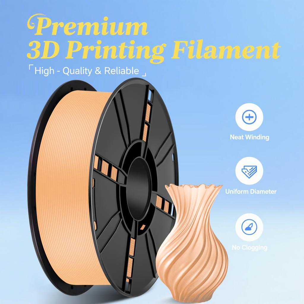 KELEIDI Fabrika PETG PLA ABS Filament 1.75mm 1kg(2,2 lbs) Boyutsal Doğruluk Olasılığı +/- 0.02 mm 3D Yazıcılar