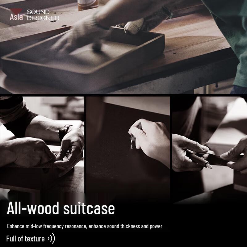 Wu 1900mini Retro Portable Vinyl Record Player