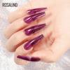 ROSALIND Poly Nail Gel Semipermanent UV 15ML Crystal Acrylic Liquid Extension Hybrid Varnish Poly Nail Gel Cat's Eye Effect