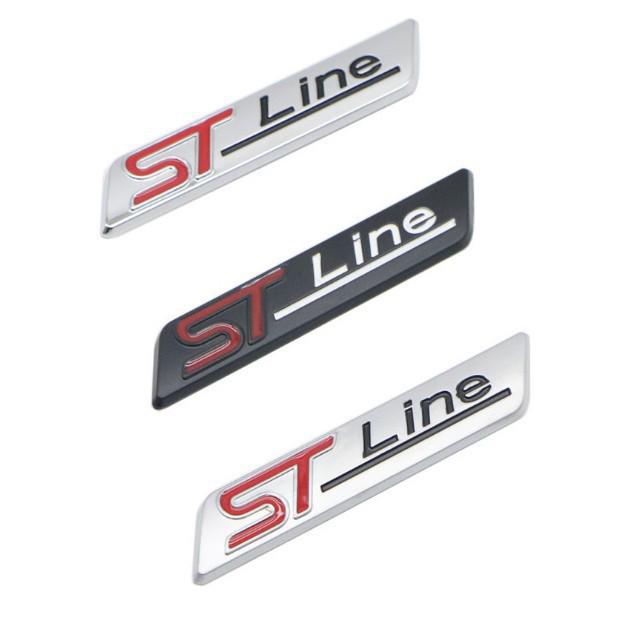 Ford Focus ST-Line Metal Fender Emblem Badge