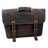 Leather Briefcase  Laptop Messenger Shoulder Bag Men's Goat