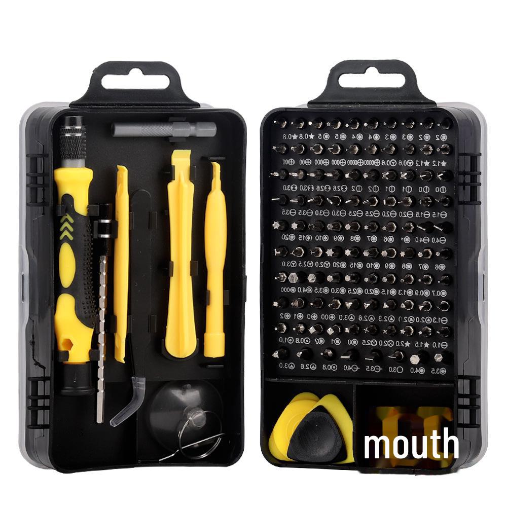"115-in-1 Carbon Steel Screwdriver Set for Mobile Phone Repair"