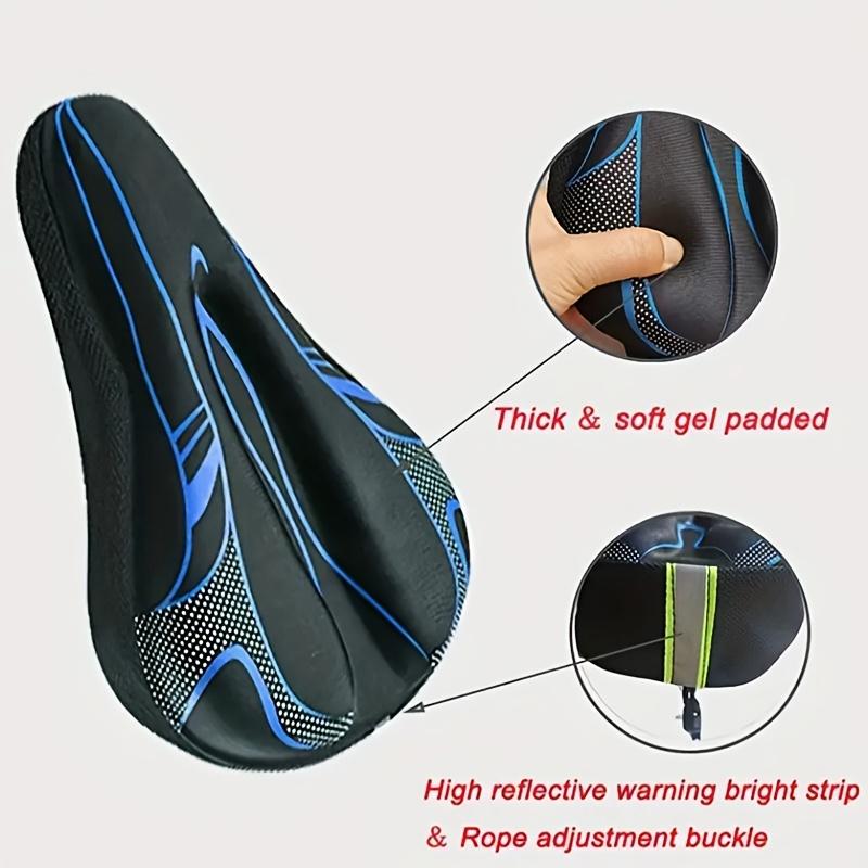 Soft Thickened Gel Bike Seat Adjustable Unisex Saddle for Mountain  Road Bikes