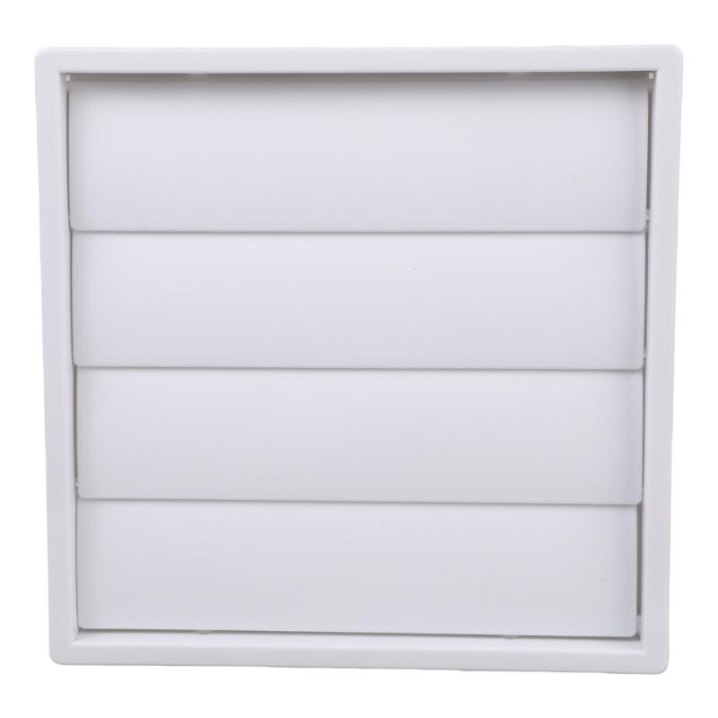 Strong ABS Ventilation Cover Square Louver Design Erosion Resistant Modern Style Vent Covers for Indoor Outdoor Use