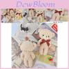 Adorable Plush Teddy Bear Stuffed Animal With Blush For Cute Bouquet Gifts