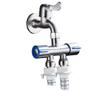 Adattatore Valvola Angolare a Tre Vie Moderno Raccordo Senza Smontaggio Rubinetto Deviazione Acqua Deviazione Uno in Due per Bagno Lavaggio