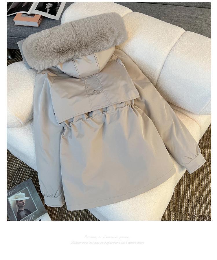 Women's Winter Parka 2025: Fleece-Lined, Thickened Cotton Padded Jacket for Ladies