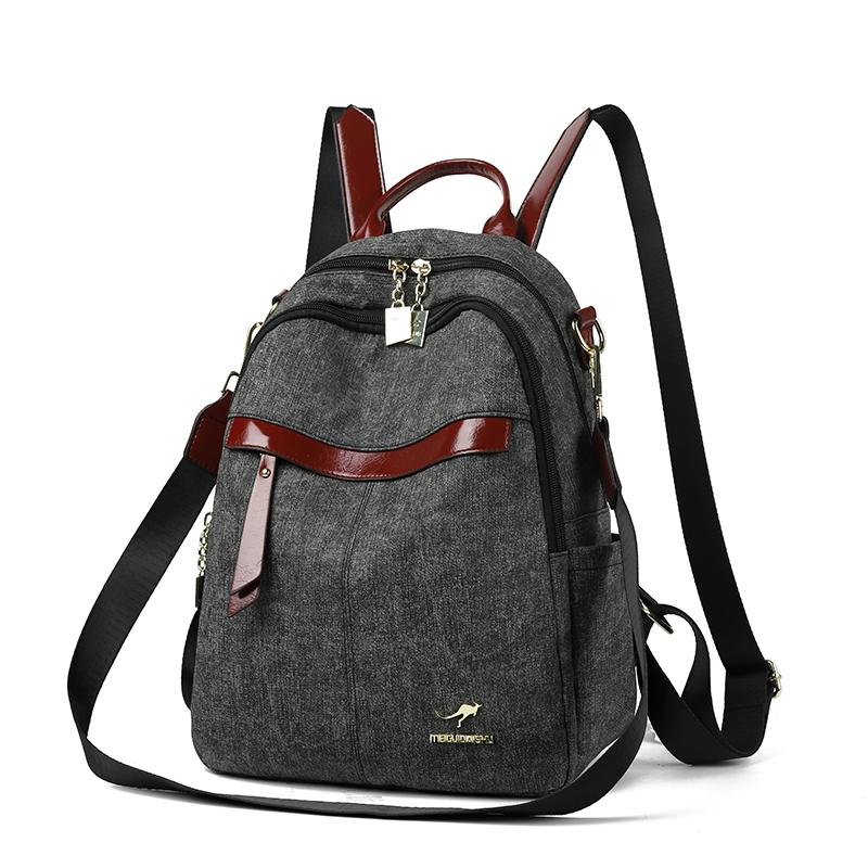 Women's Multi-Function Shoulder Bag Large Capacity Travel Backpack