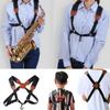Saxophone Strap Harness, Shoulder Strap for Saxophone, Medium Size, Fits Alto Saxophone, Baritone Saxophone, Soprano Saxophone