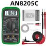 XL830L Handheld Digital Multimeter LCD Backlight Portable AC/DC Ammeter Voltmeter Ohm Voltage Tester Meter Multimetro