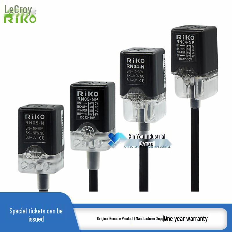 RiKO RN04-N3 NPN 3-Wire Square Proximity Sensor 24V Normally Open RN04-N3