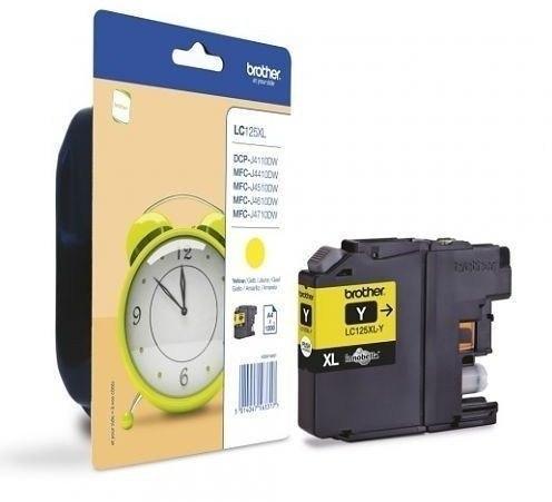 Brother LC | 125XLY | Yellow | Ink cartridge | 1200 pages
