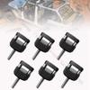 6X Aluminum Hard Top Quick Removal Fastener Thumb Screw For 2007-2018 Jeep Wrangler JK 2DR And Unlimited 4DR