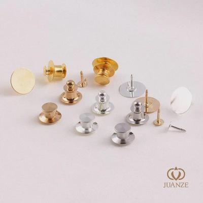 High-Quality Brooch Backing Kit: Card Caps, Piercing Needles, Badge Buckles, and DIY Medal Accessories