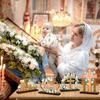 4 Pcs Mi Primera ComunióN Table Centerpieces Decoraciones Spanish Wooden First Holy Communion White Rose Gold Religious Cross Ba
