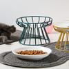 1pcs Ceramic Cat Food Bowl Wide  Safe Pets Water Food Bowls Non Slip Shallow Dish for Kitten Puppy Food Water Feeding