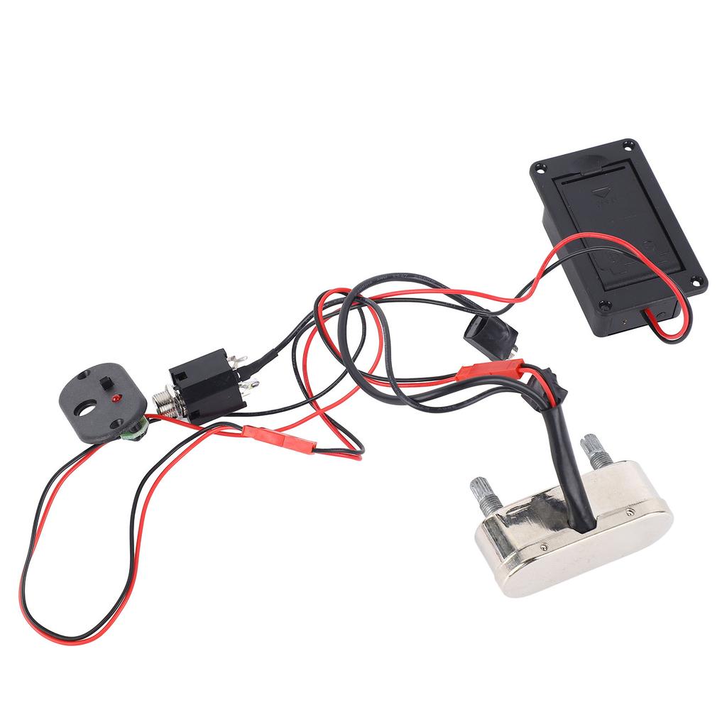 Cello Pickup Metal Plastic High Sensitivity Low Noise Professional Cello EQ Pickup Replacement