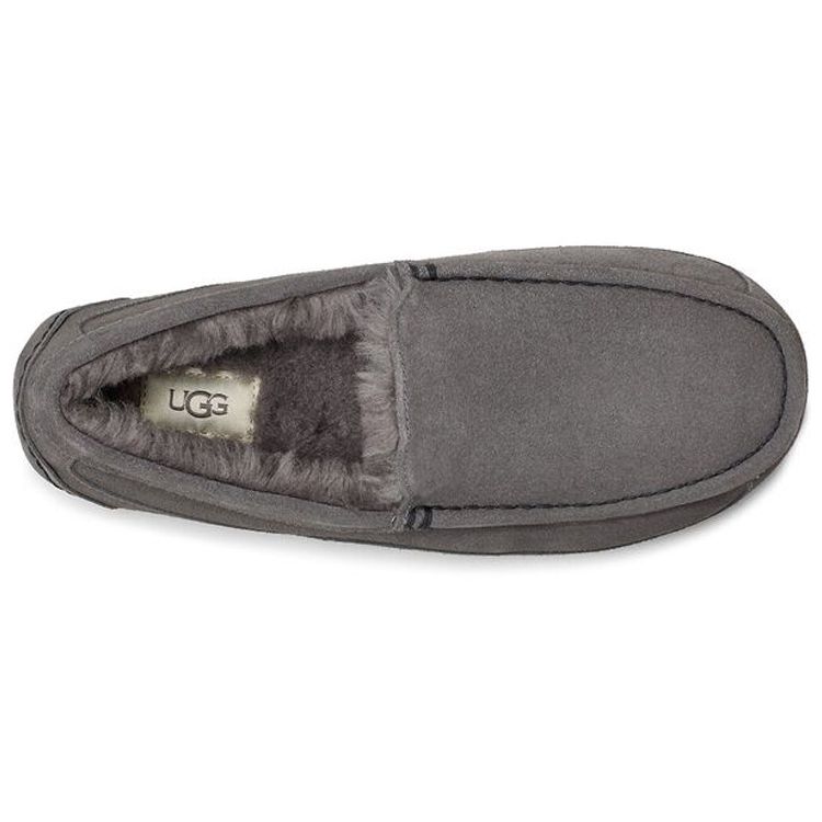 UGG Zapatos Casuales Bajos Planos Zapatos de Hombre Gris 1115149-GRIS