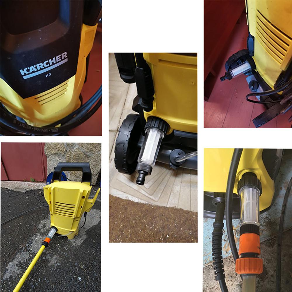 Filtrační sítko G 3/4'' Konektor pro vysokotlaký čistič Pro Karcher K2 K3 K4 K5 K6 K7 Plastový filtr vody do stroje