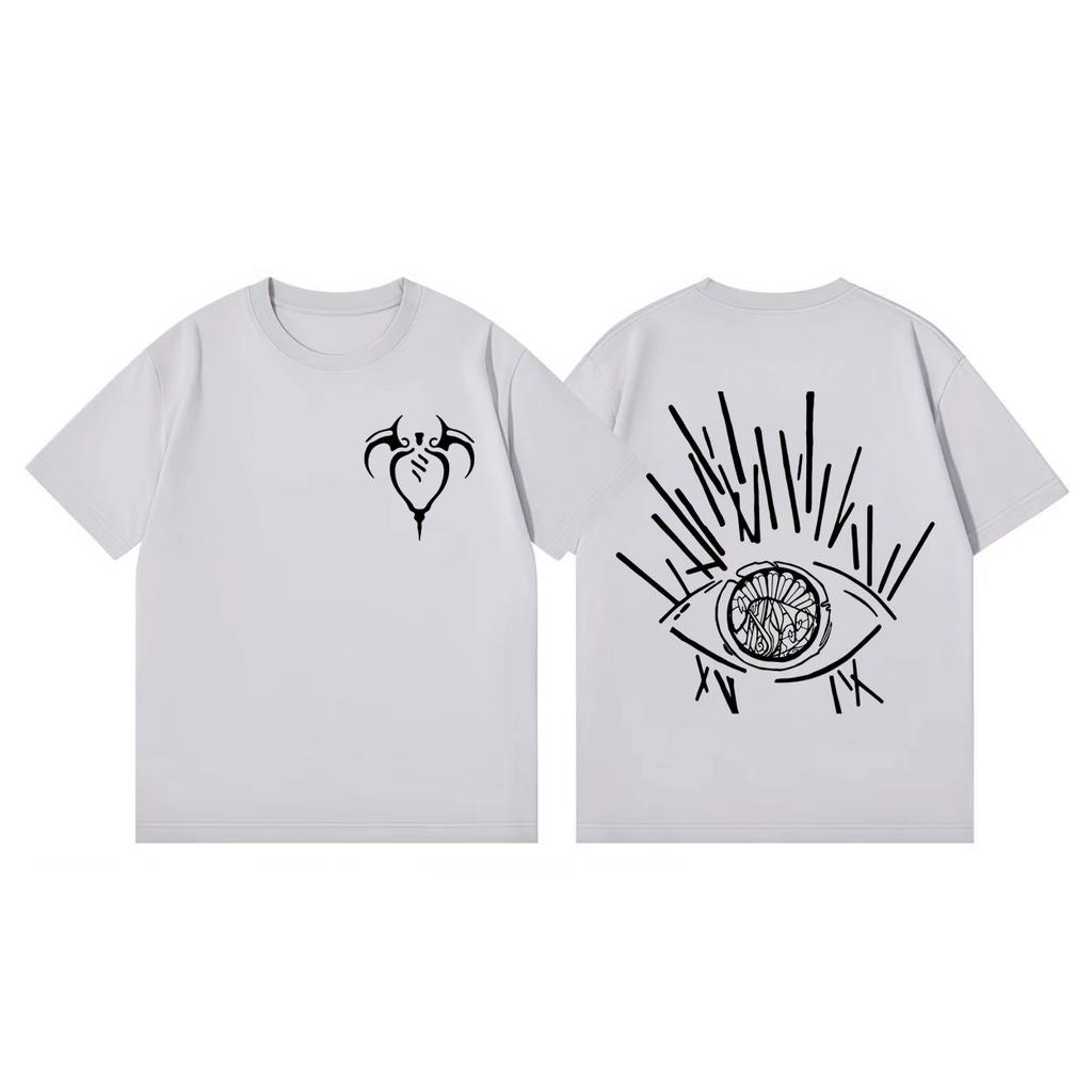 Arcane Game Merch Tshirts High Quality Fashion Short Sleeve Tshirt Men Women Clothing Casual Oversized T Shirts Streetwear